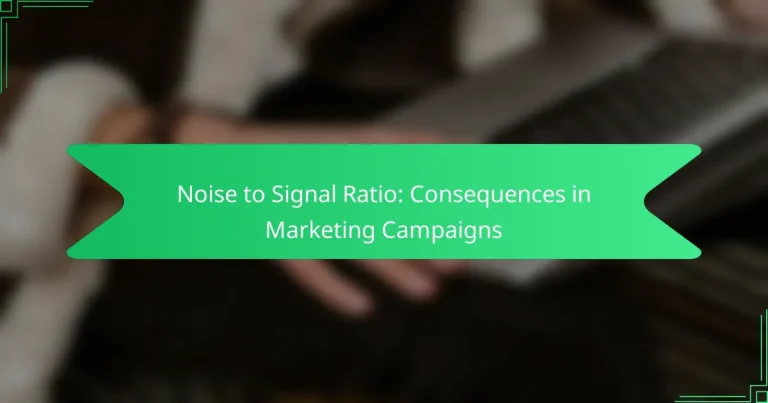 Noise to Signal Ratio: Consequences in Marketing Campaigns